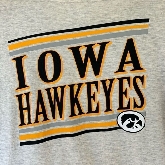 Champion‎ University of Iowa Hawkeyes Heather Gray T-shirt XL - Picture 3 of 9